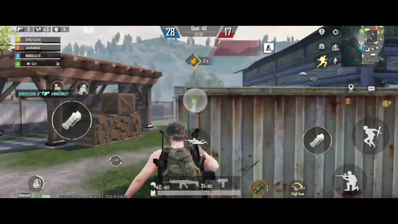 #BGMI TDM 4vs4 Full screen video 📸📸📸