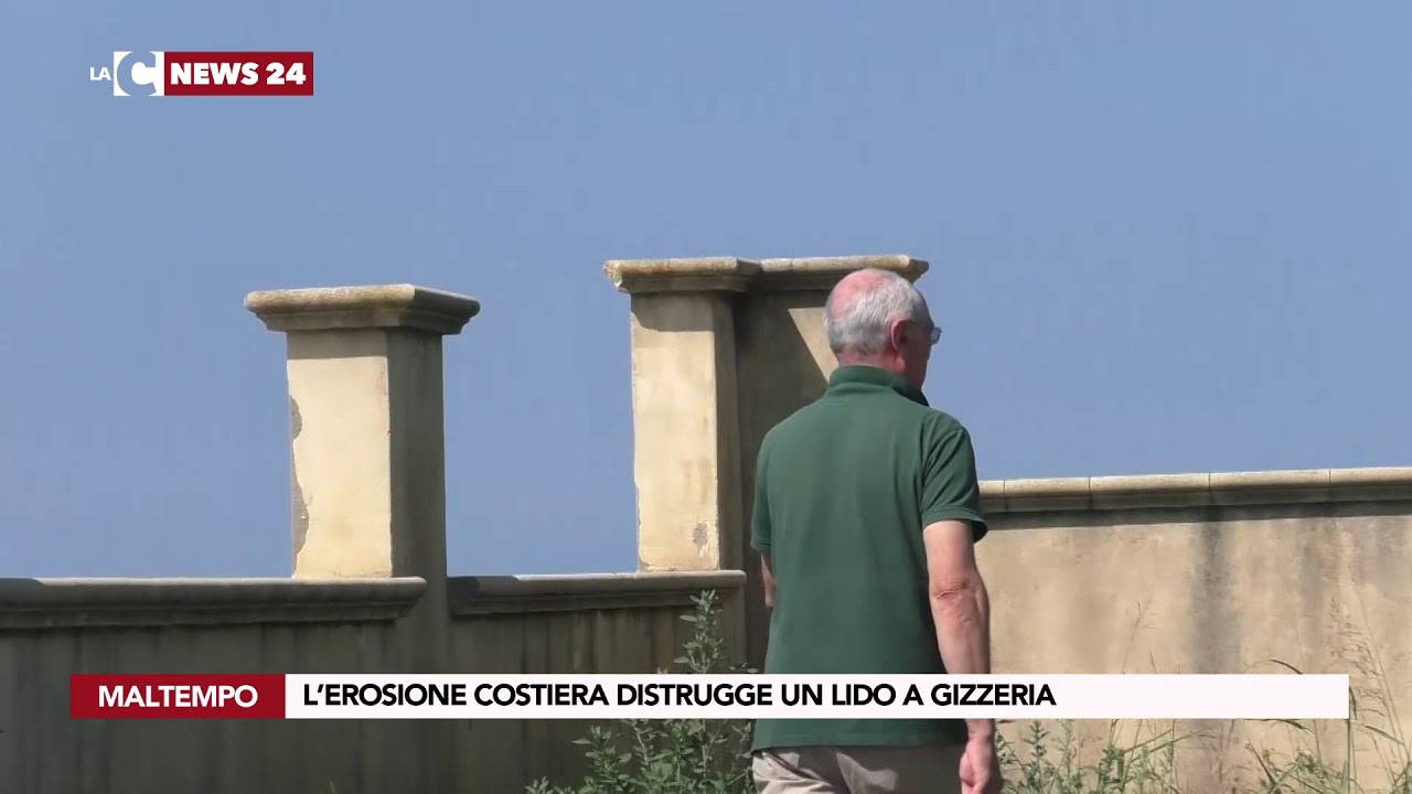 L’EROSIONE COSTIERA DISTRUGGE UN LIDO A GIZZERIA