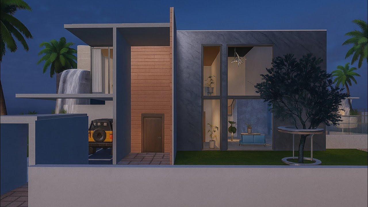 Pubg home design level 30. Realistic modern minimalist 🏠 
