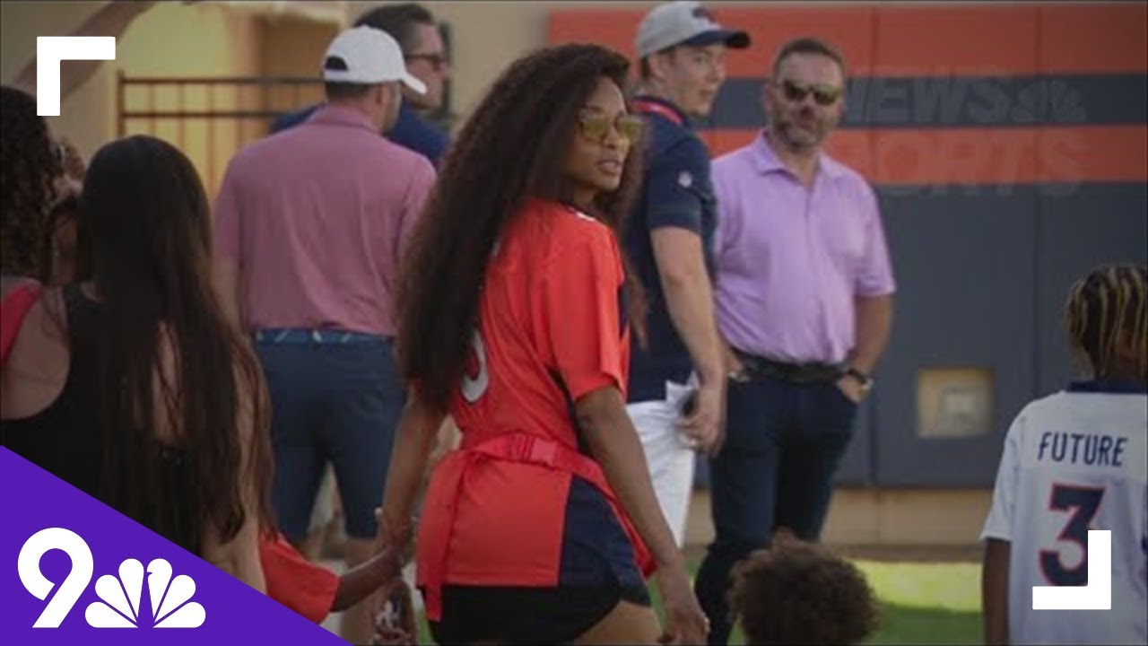 Ciara and Wilson family attend Broncos training camp