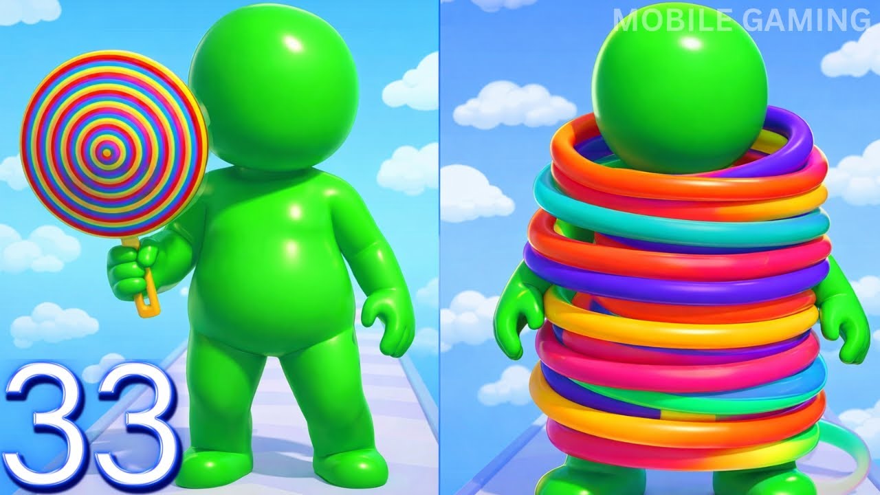 Layer Man 3D Run and Collect Forward vs Reverse Gameplay Walkthrough Part-33 | MOBILE GAMING 