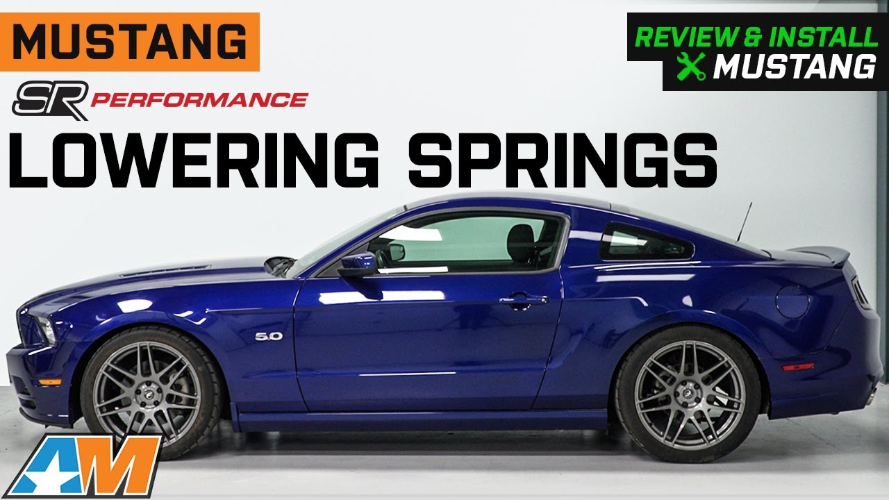 2005-2014 Mustang Coupe SR Performance Lowering Springs Review & Install