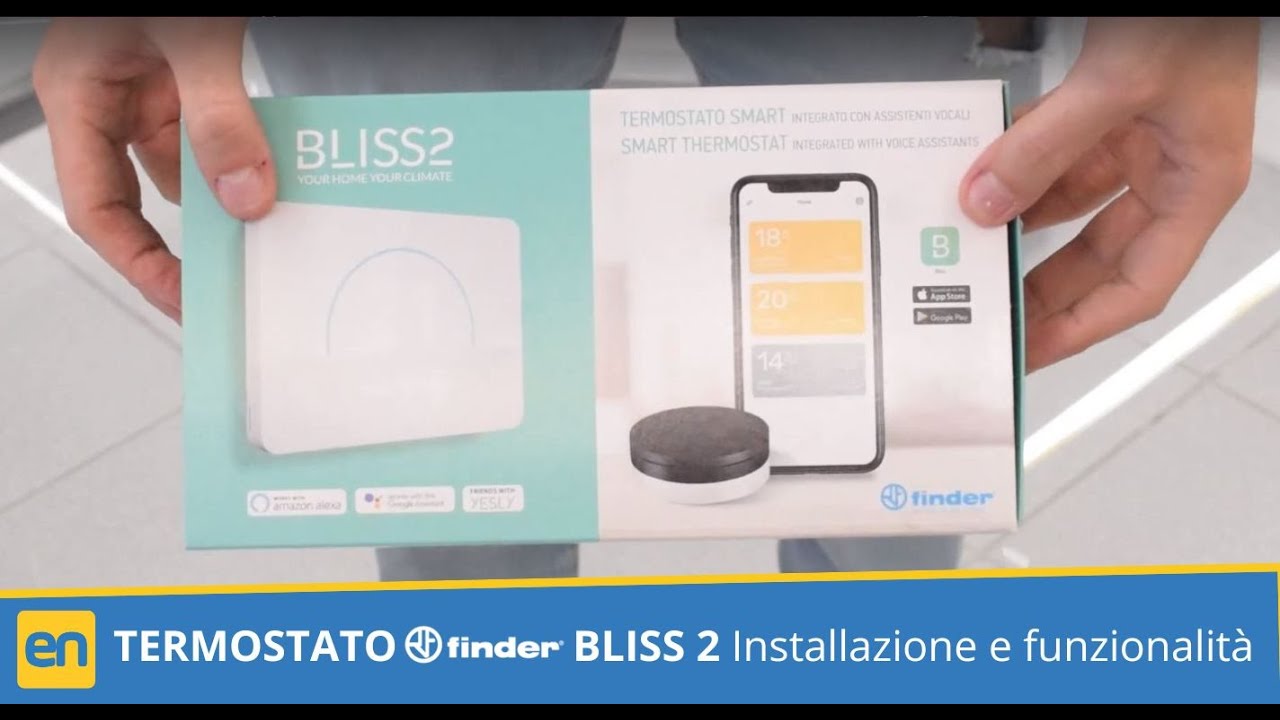 Cronotermostato BLISS 2 Finder YESLY - Come funziona e come lo si installa correttamente