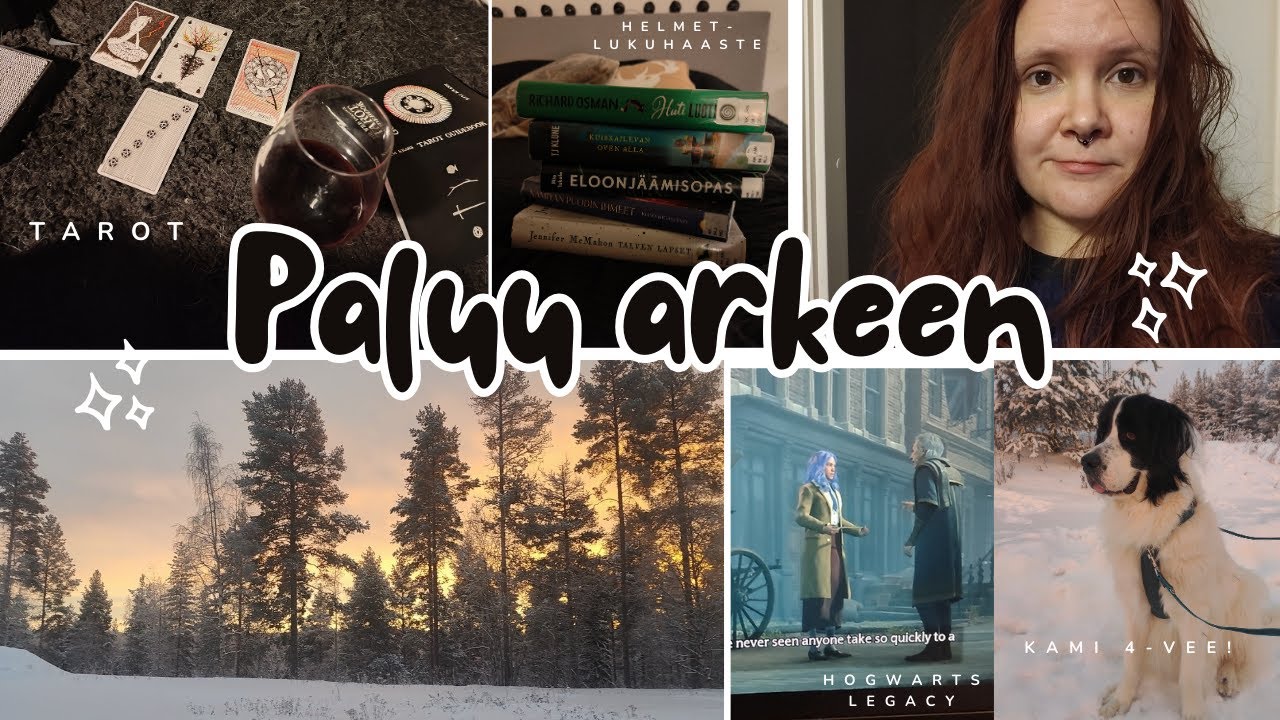 Vlogi: Paluu arkeen! I Tarot I Lukuhaaste I Hogwarts Legacy
