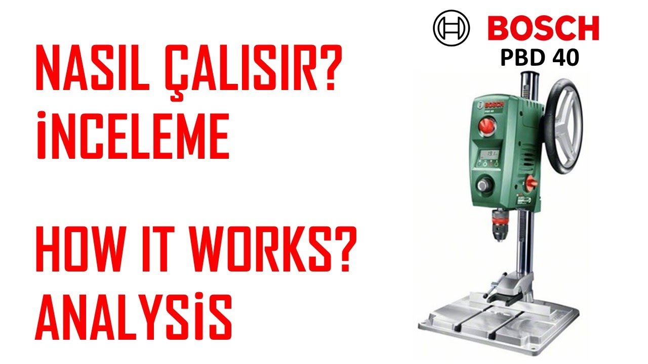 BOSCH PBD 40 Sütunlu Matkap 