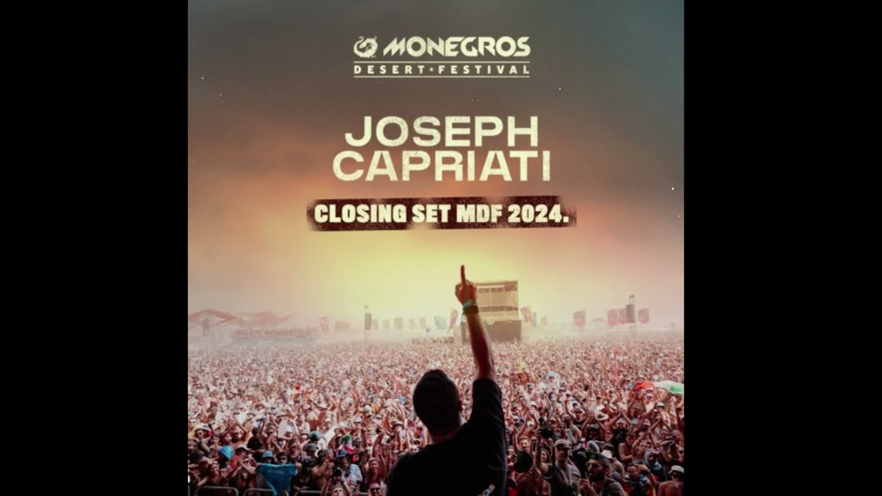 Joseph Capriati @ Monegros Desert Festival Spain CLOSING 27.07.2024