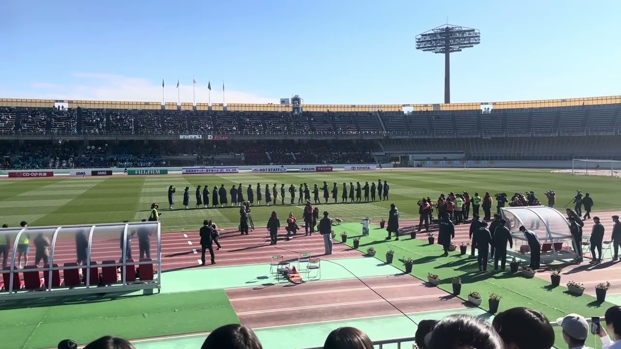 【選手入場】山梨学院高校ー京都橘　高校サッカー　2025.12.29  #山梨学院　＃高校サッカー