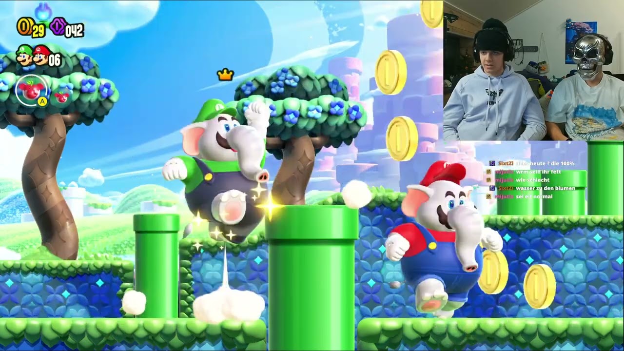 Erstes mal Mario Wonder mit @lolol_HP #1