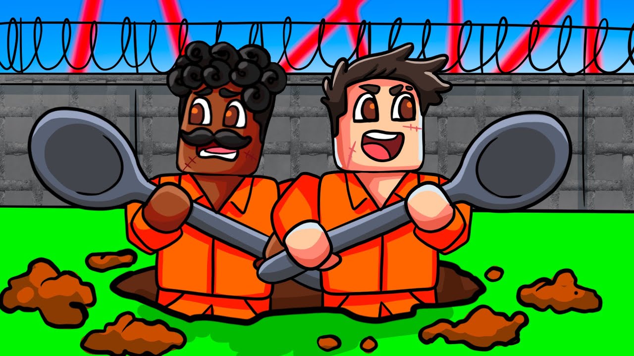 UCIEKAMY Z PUZONEM Z WIĘZIENIA | ROBLOX