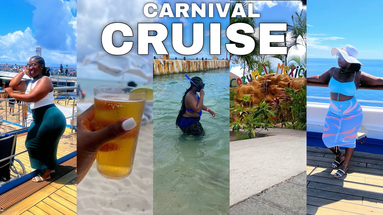 CARNIVAL CRUISE VLOG: COZUMEL MEXICO | BALCONY ROOM TOUR | SNORKELING | PLAYA MIA BEACH