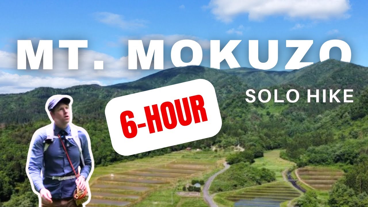 6-hour Solo Hike on the mountains of Japan