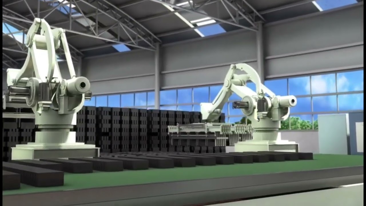 Full automatic clay brick factory 