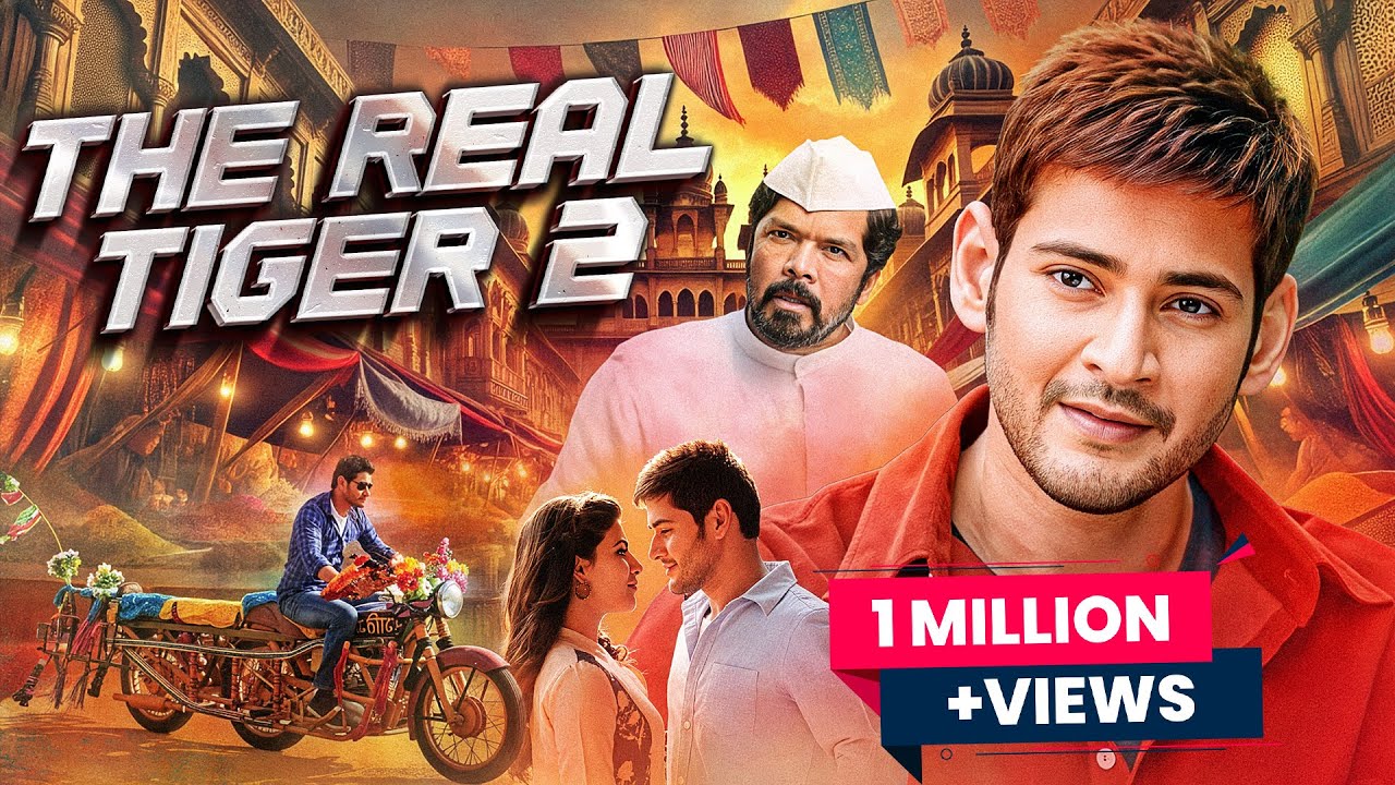 THE REAL TIGER 2 Mahesh Babu's New Release BLOCKBUSTER Hindi Dubbed Movie | Kajal Aggarwal, Samantha