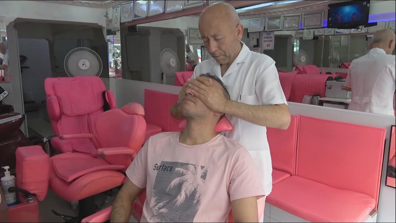 ASMR Head Massage, Face Massage and Body Massage by Pink Barber