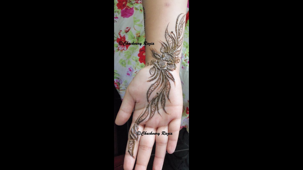 Simple gulf floral henna