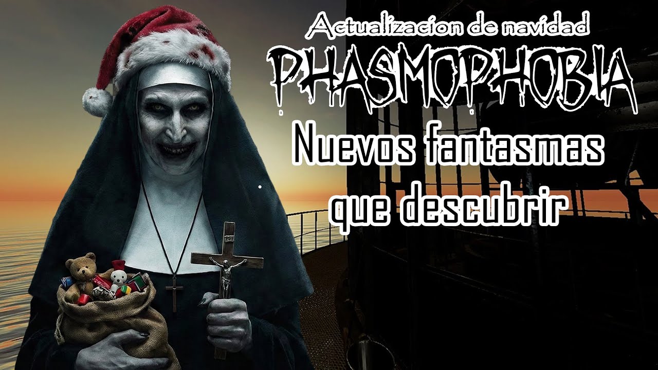 Probé la actualización NAVIDEÑA de PHASMOPHOBIA en modo PESADILLA… y me arrepentí 🎄👻 #terror #viral