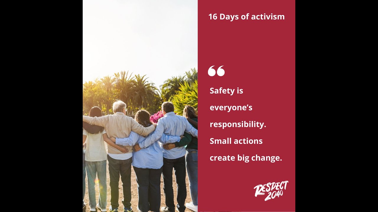 16 Days of Activism campaign: Community driven change