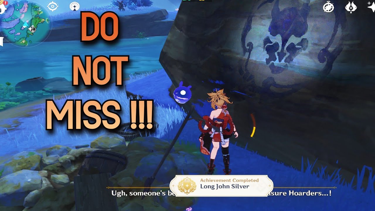 【Genshin Impact】 INAZUMA 2.1 | Secret Achievement | Long John Silver