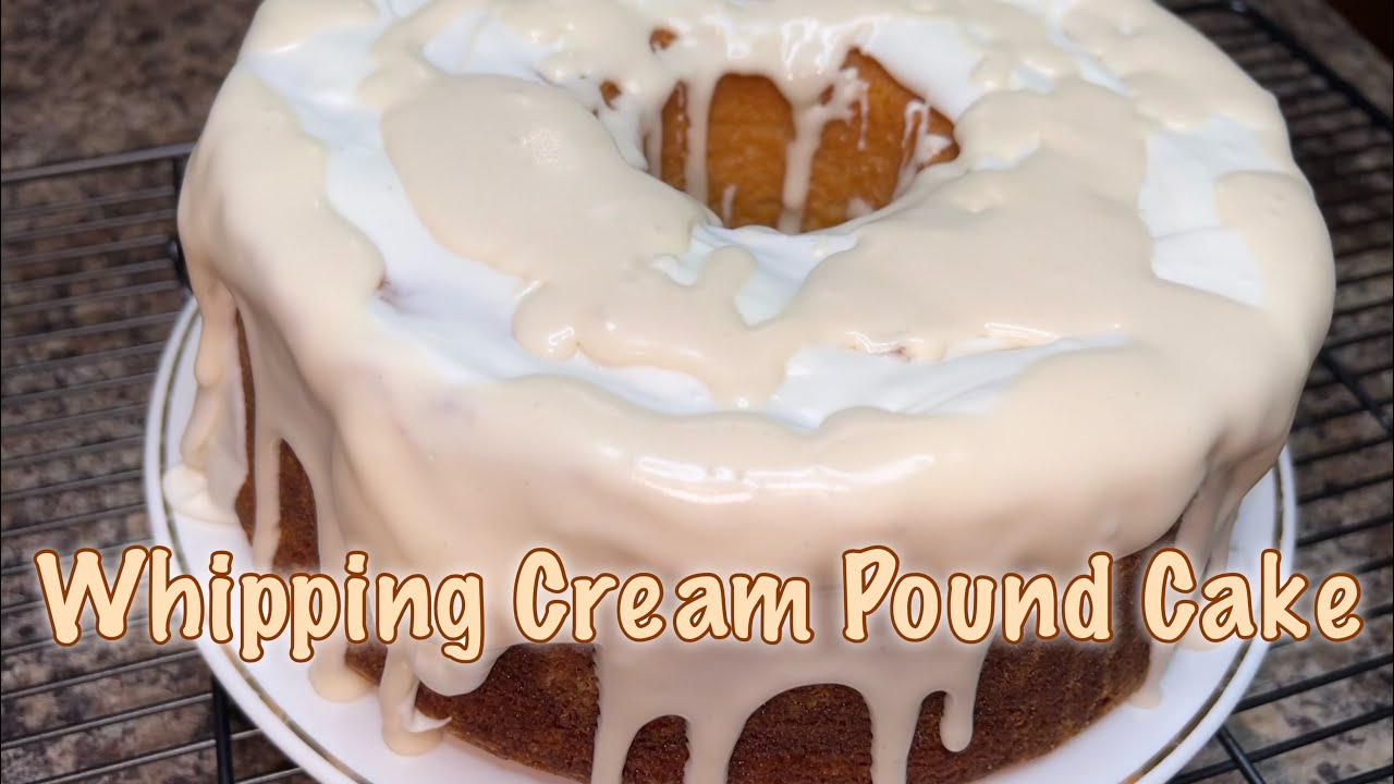 Pound Cake for Beginners | Whipping Cream Pound Cake