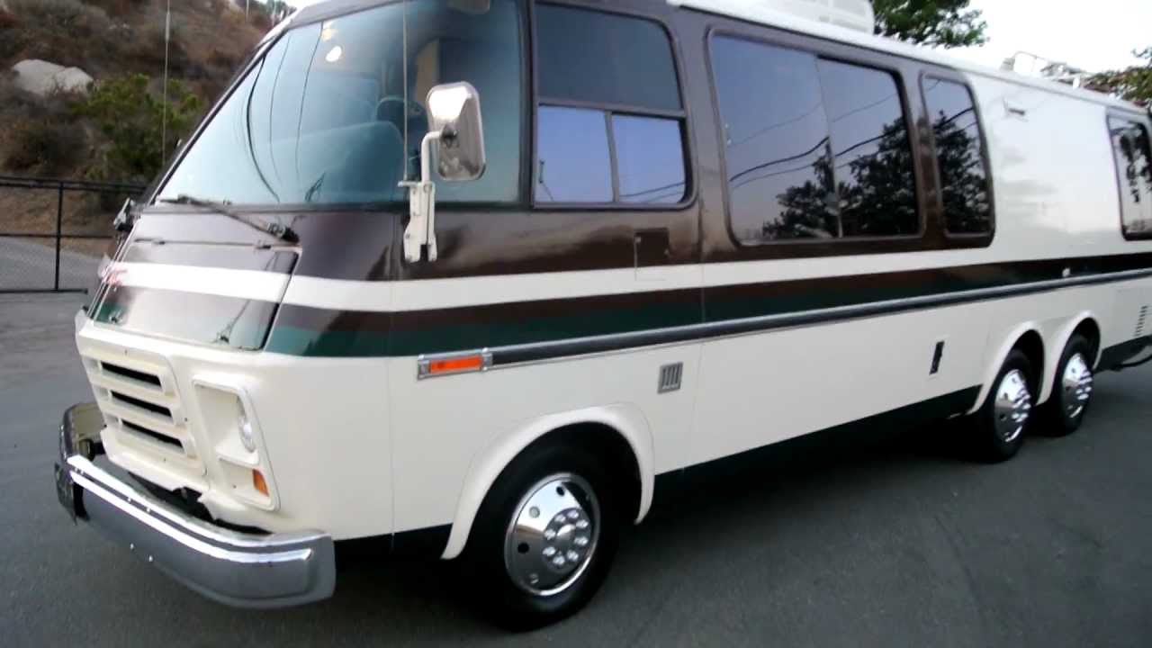 1973 GMC Motorhome Factory Chevy RV TVS-4 Stripes EM-50 Urban Assault Vehicle