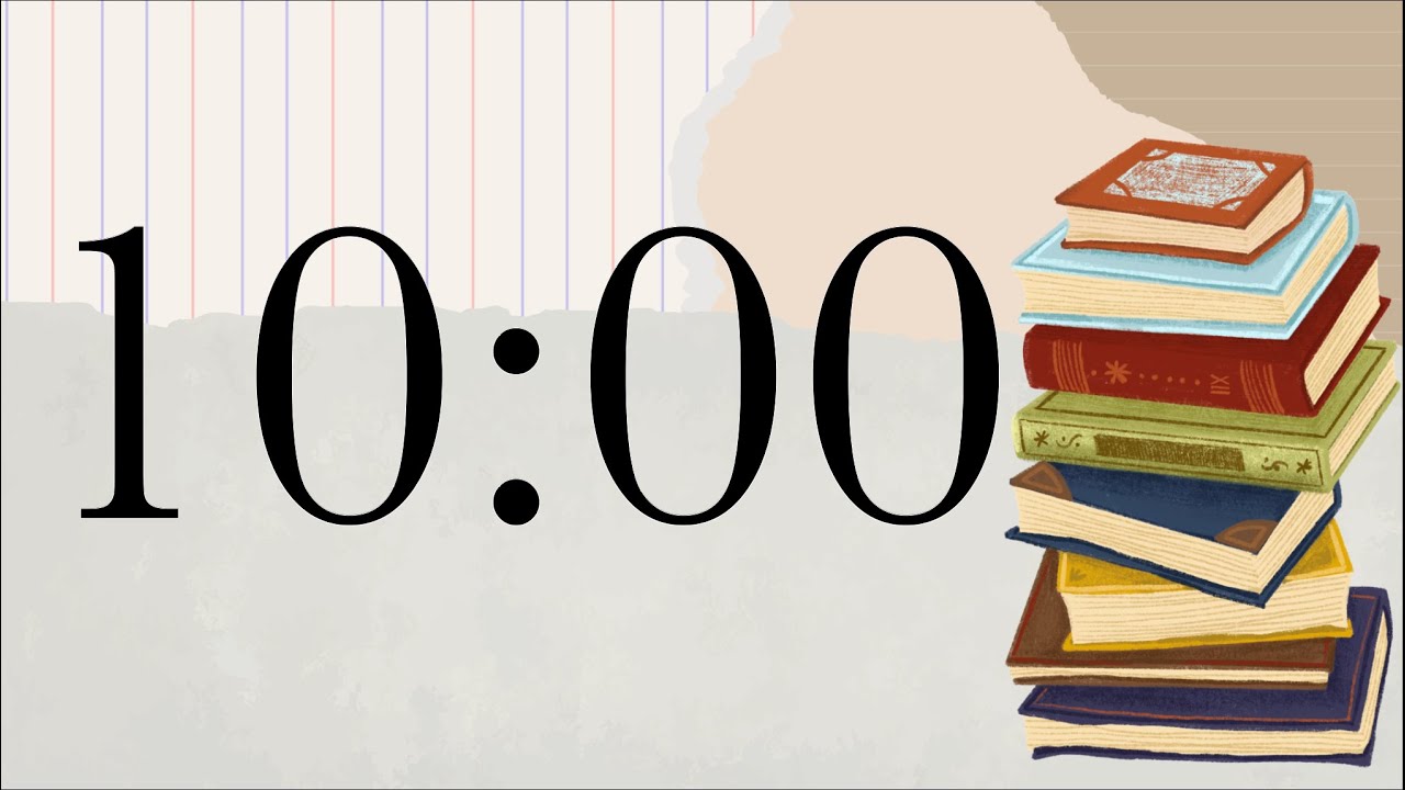 10 Minute Reading Timer (Piano Tones at End)