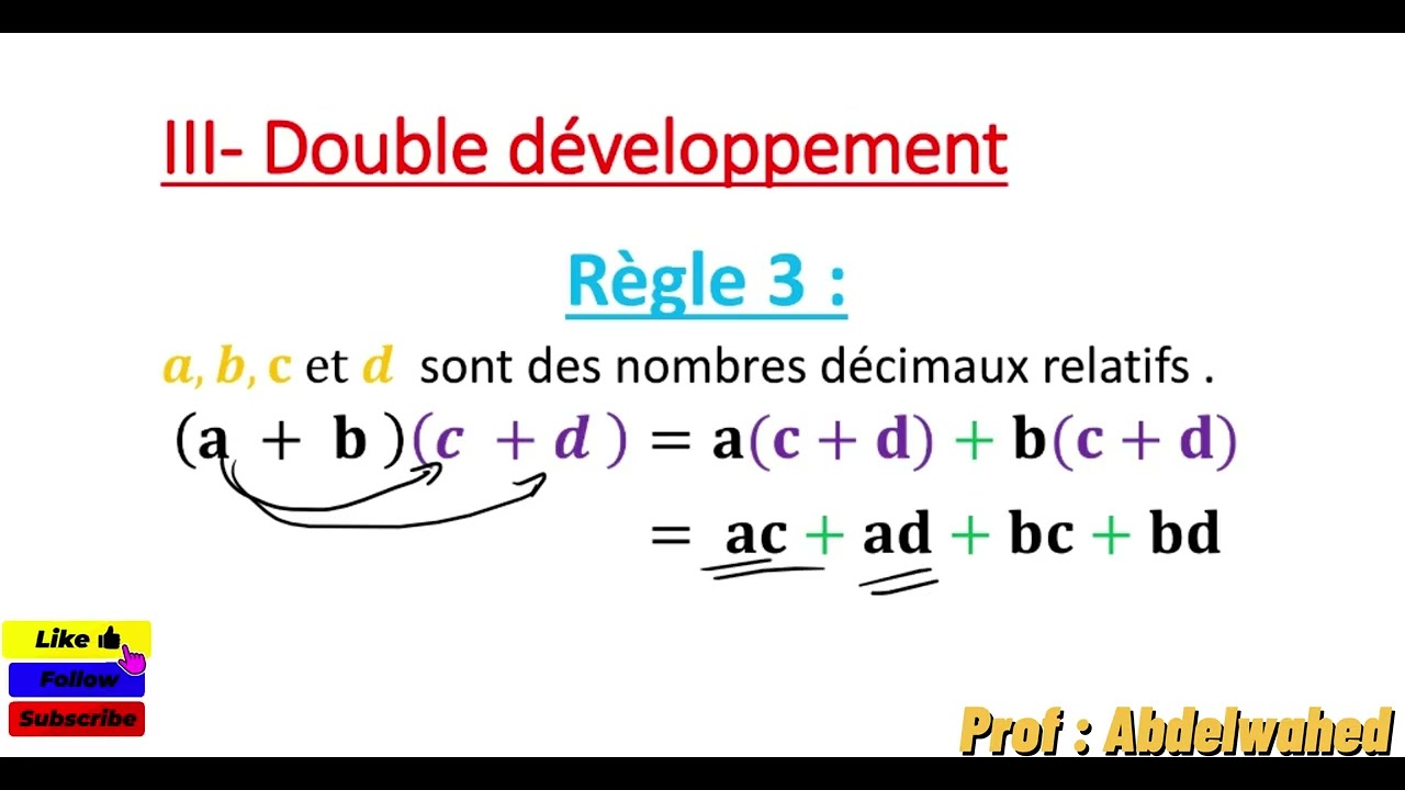 Développement et factorisation 1ac
