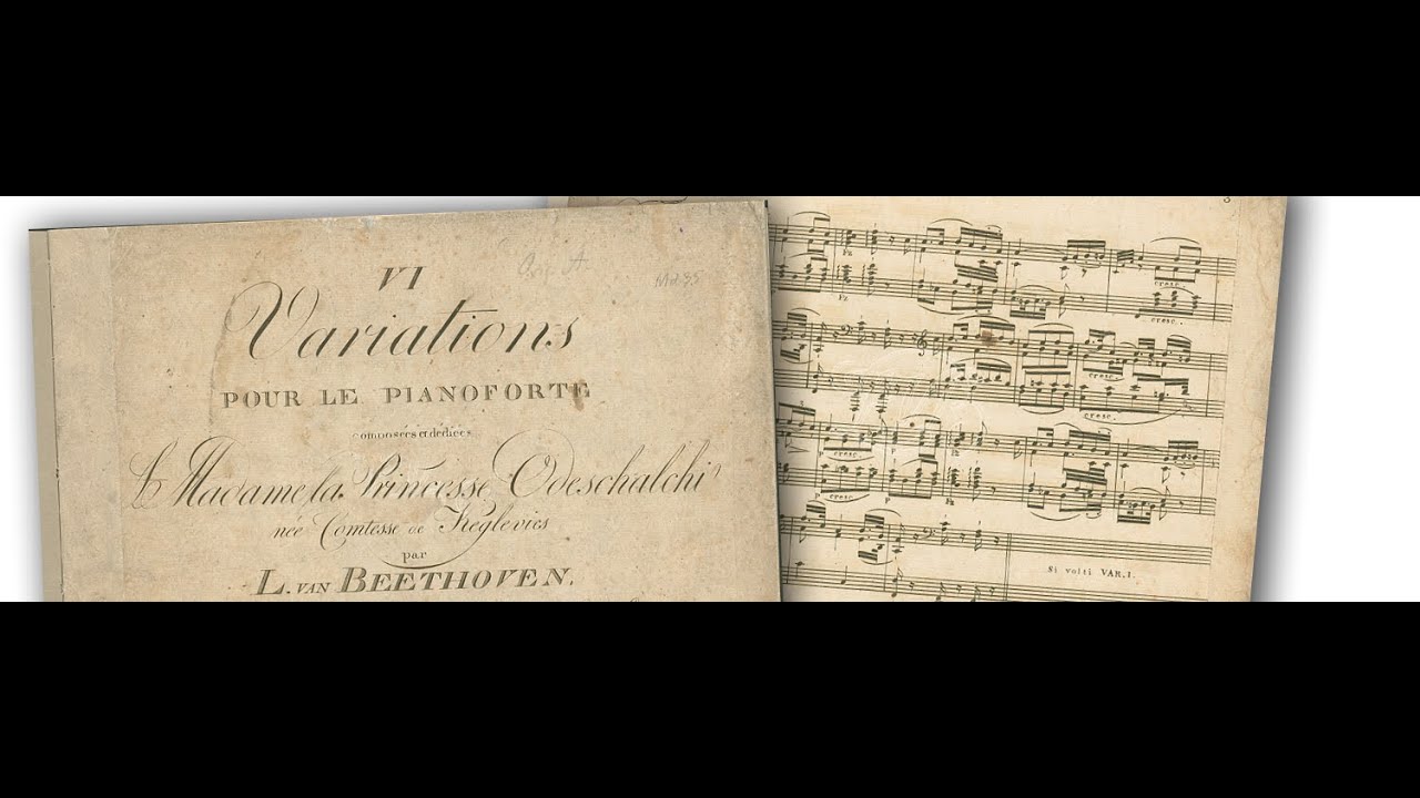 Beethoven: Variazioni su un tema originale op.34  Sandro De Palma