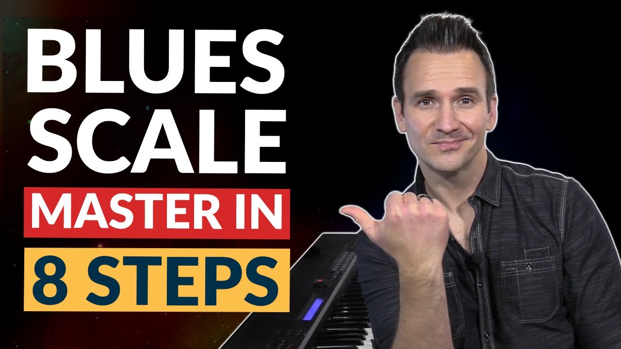 8 Steps to Master the BLUES SCALE (Beginner Piano) ✅