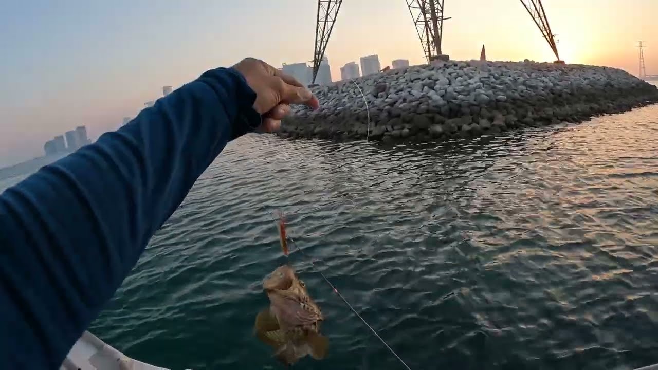 Talakitok at lapu lapu ang aming mga nahuli gamit ang KINGFISHERS LURE HARD COATED LURES