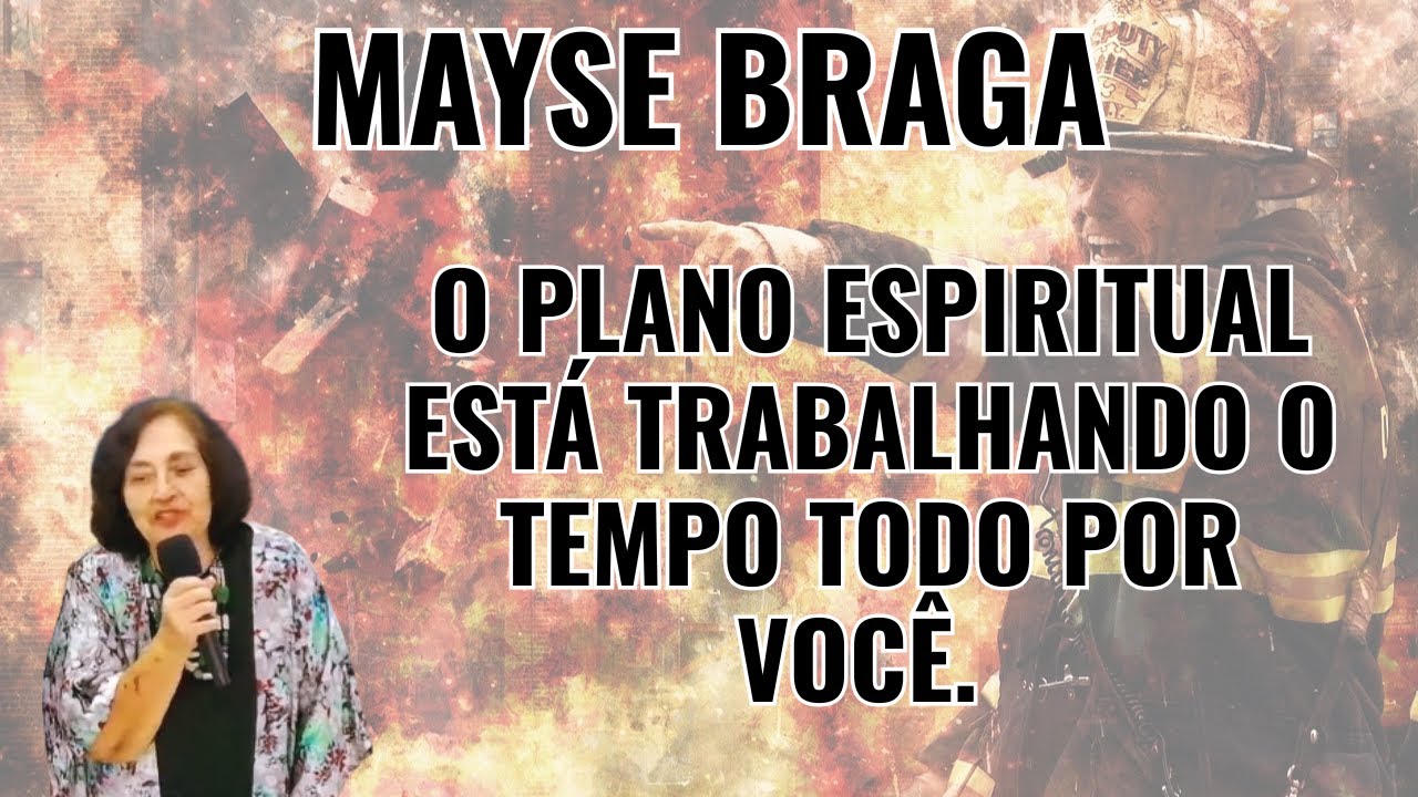 CHICO XAVIER AVISOU: “NÃO SE ILUDA... VOCÊ ESTÁ COLHENDO O QUE PLANTOU! – PALESTRA COM MAYSE BRAGA.