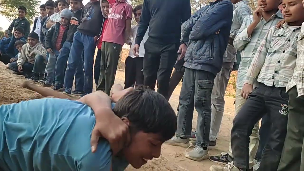 सुभाष पब्लिक स्कूल बरवाली खेल महोत्सव कुस्ती का खेल
