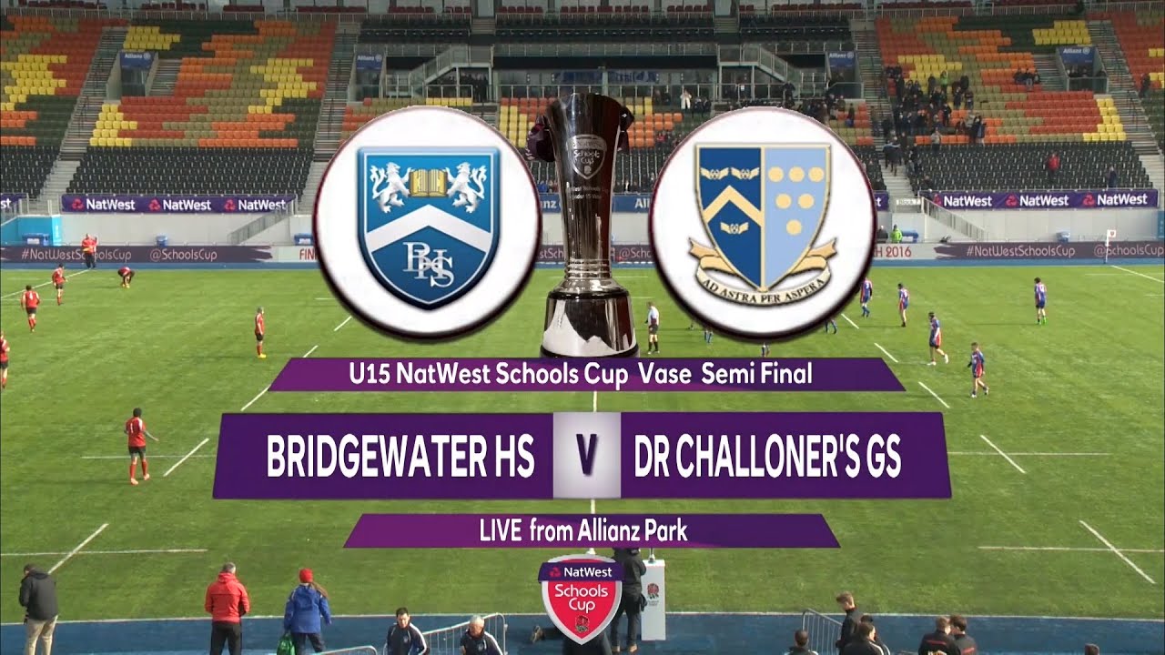 U15 NatWest Schools Cup   Vase Semi Final Highlights Bridgewater v Dr Challoners