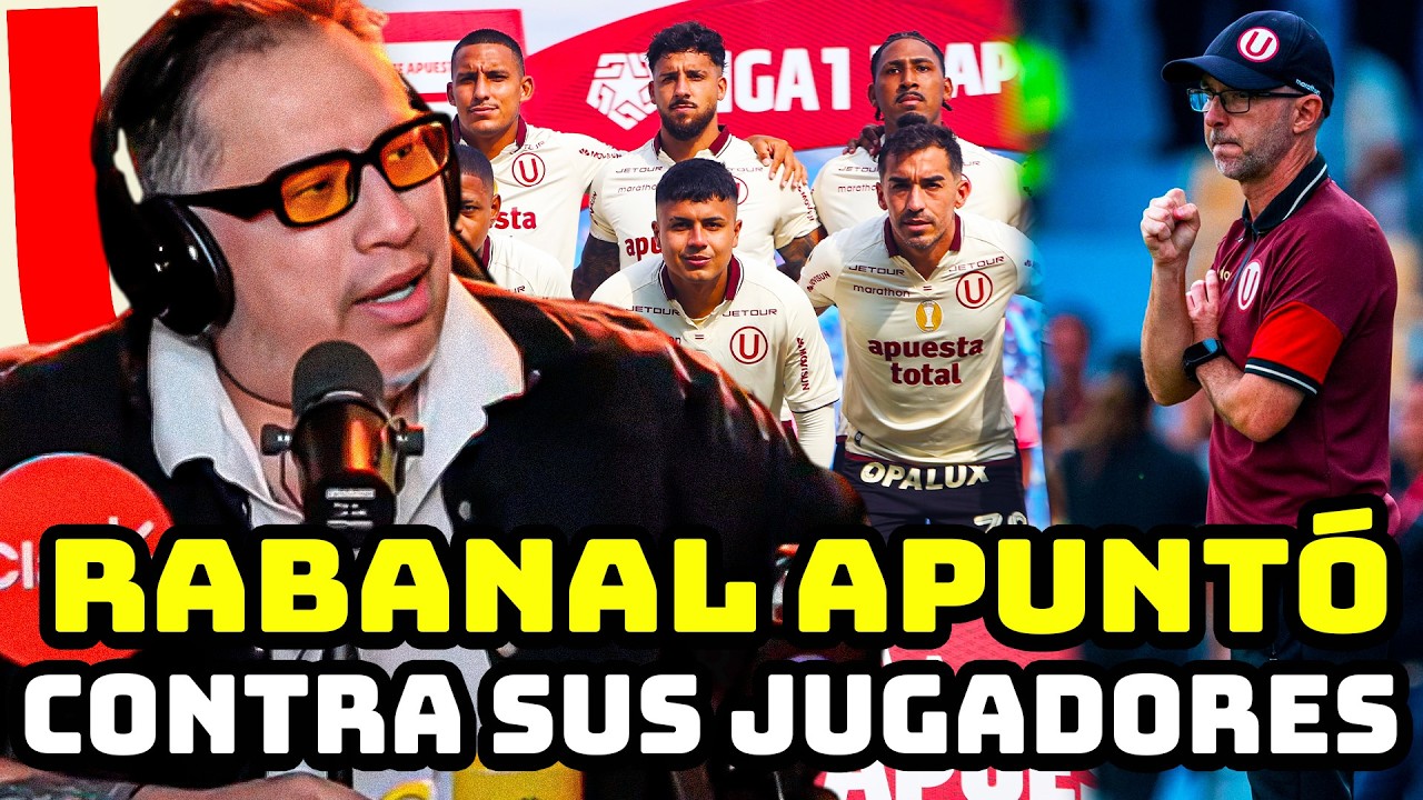 UNIVERSITARIO: RABANAL CRÍTICO FUERTEMENTE A SUS JUGADORES POR EMPATE ANTE CRISTAL