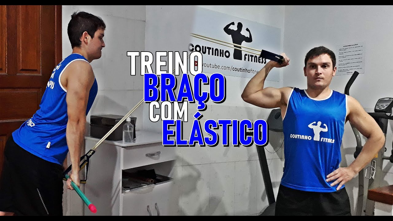 Treino Para BRAÇO Com ELÁSTICO