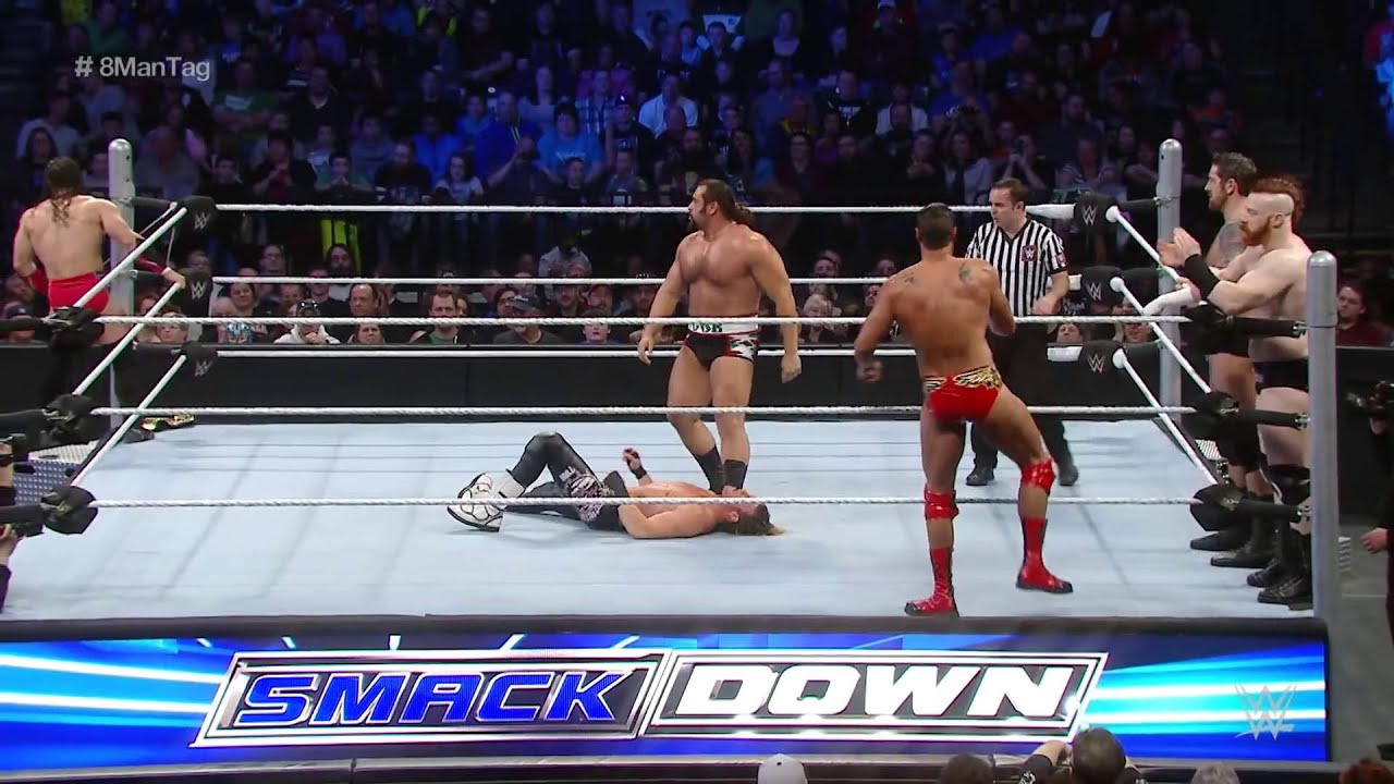 Дольф Зигглер, Невилл и &laquo;Луча Драгонс&raquo; против Лиги Наций: SmackDown, 25 февраля 2016 г.