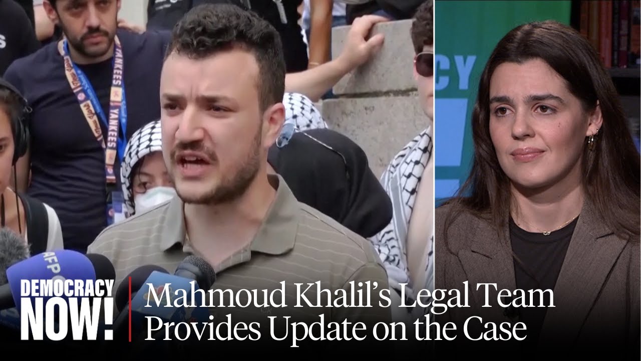 Update: From ICE Jail, Mahmoud Khalil Warns of Trump’s War on Dissent & Targeting Palestinians