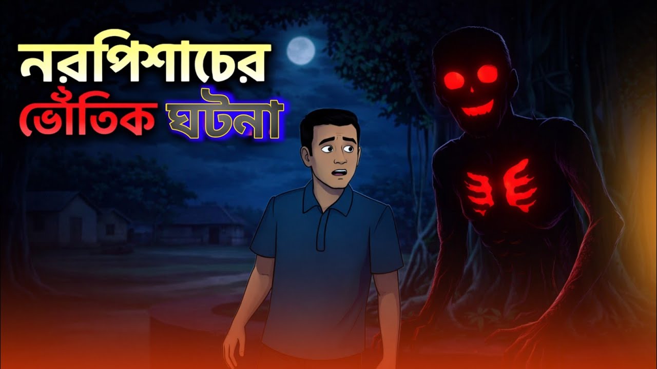 নরপিশাচ ভৌতিক ঘটনা Bangla cartoon ভুতের খুনি