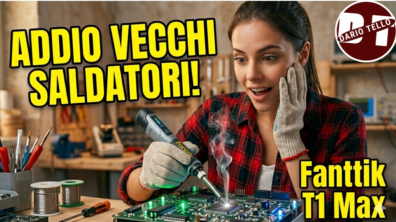 Recensione Fanttik NEX T1 Max Corless  SolderingIron