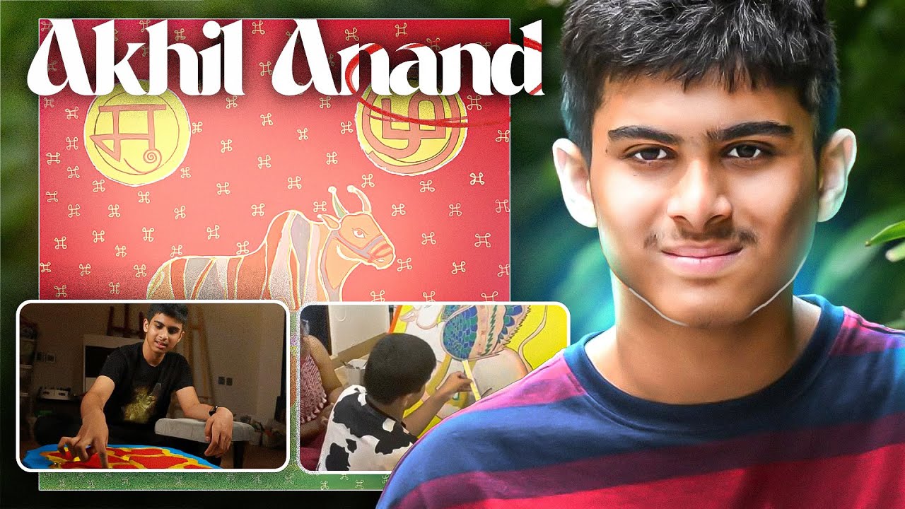 Akhil Anand, son of Vishy and Aruna Anand's beautiful exhibition - Morphogenesis