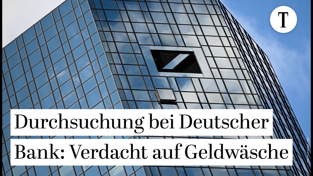 Verdacht der Geldwäsche: Razzia bei der Deutschen Bank in Frankfurt und Berlin