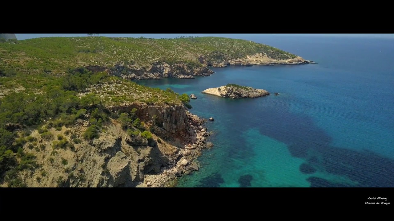 Aerial view of Ibiza