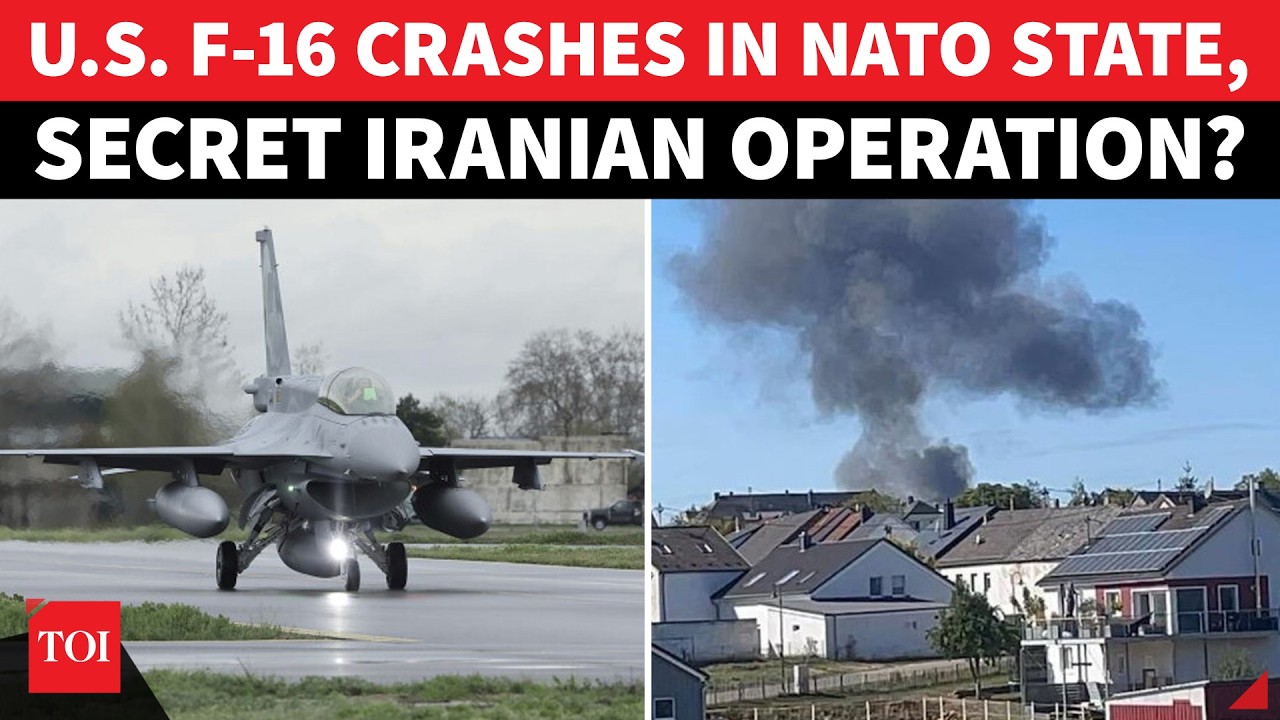 BOOM! US F-16 Crashes In Germany, Secret Iranian Operation Confirmed? American Army Reacts