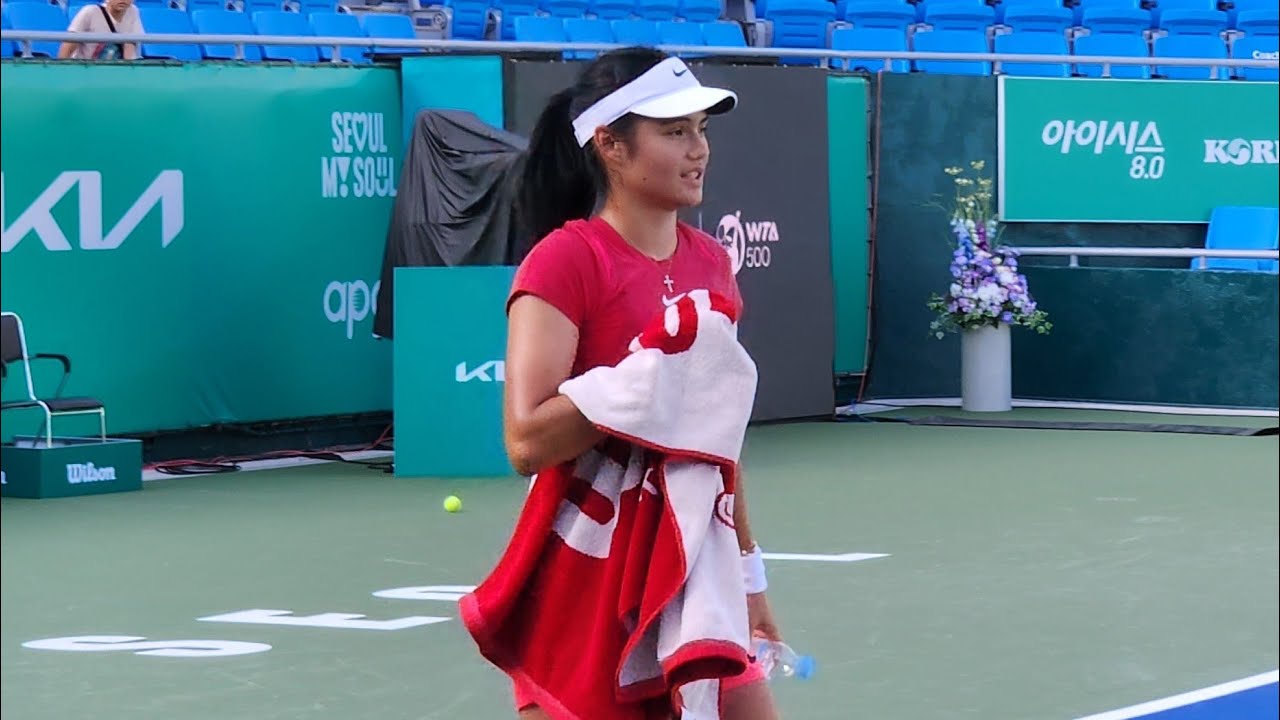 [🔴LIVE] 라두카누 연습ㅣEmma Raducanu Practice SessionㅣWTA500 Korea Open