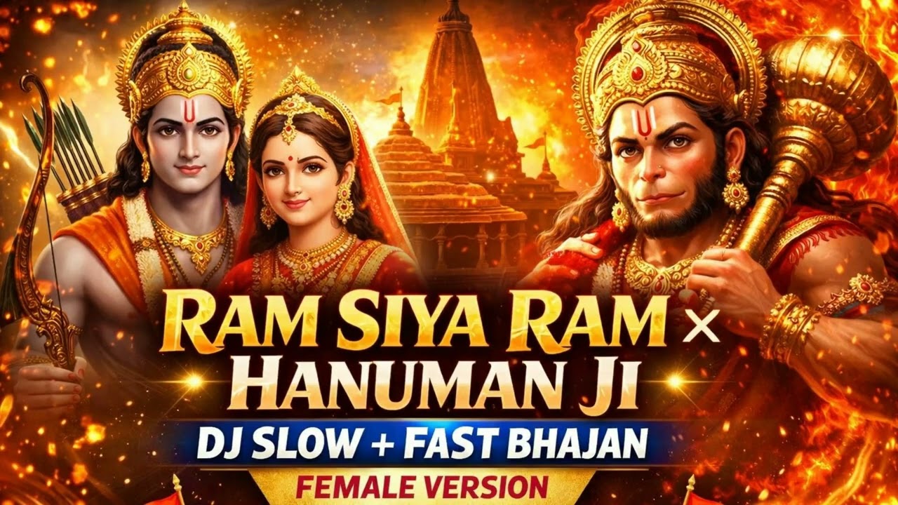 Ram Siya Ram × Hanuman Ji 🔱 Female Version Jai Shri Ram 🚩 Top Trending Bhajan 2026 #ram#rambhajan