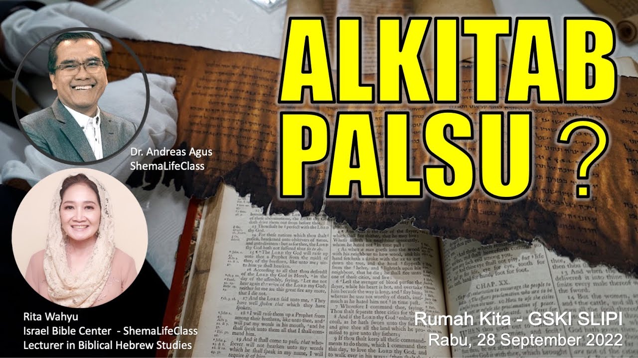 ALKITAB PALSU? (Dr Andreas Agus - Rita Wahyu)