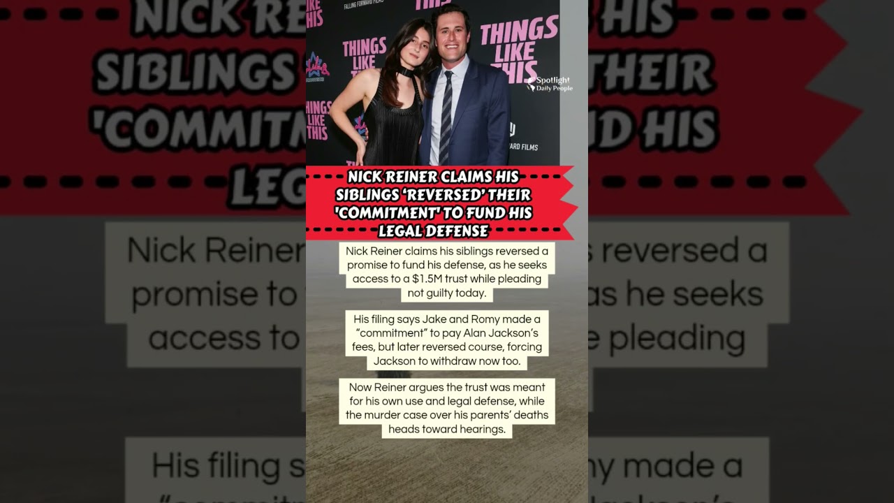 ⚖️ Nick Reiner&rsquo;s Defense Money Fight