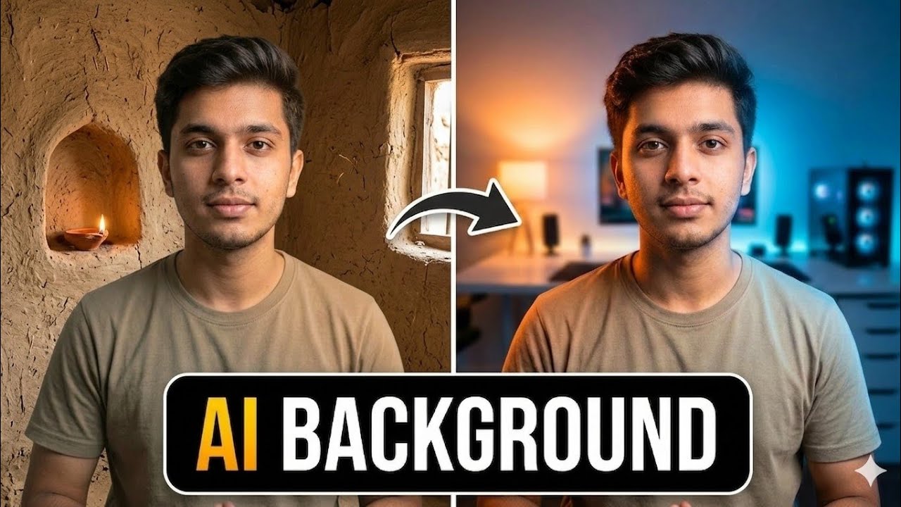 Change Video Background with AI (No Green Screen)😱