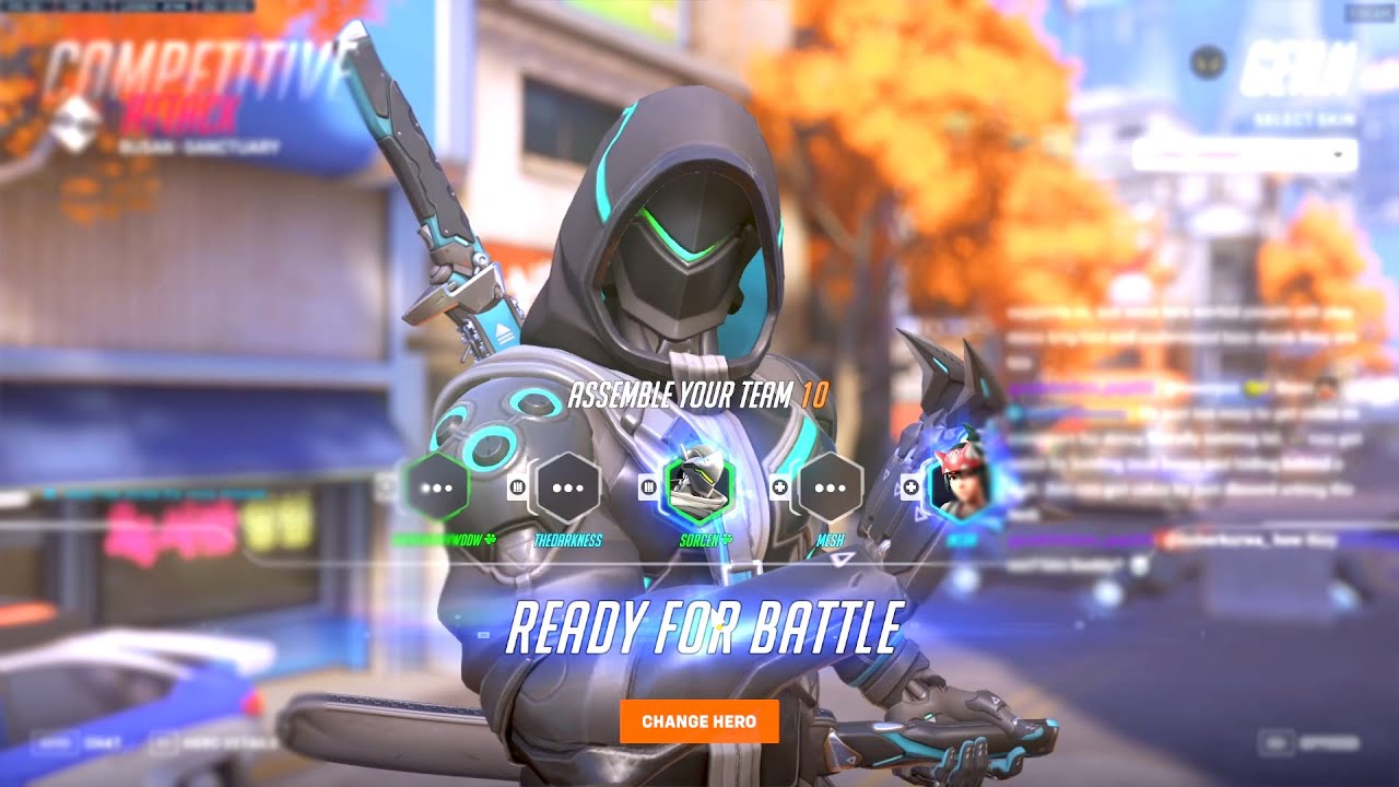 NECROS SHOWS HIS GENJI SKILL - OVERWATCH 2 TOP 500 SEASON 7