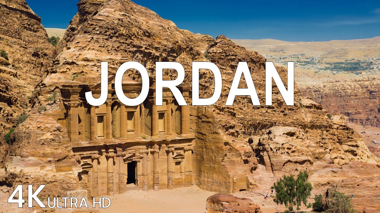 FLYING OVER JORDAN (4K UHD) - Relaxing Music Along With Beautiful Nature Videos(4K Video Ultra HD)