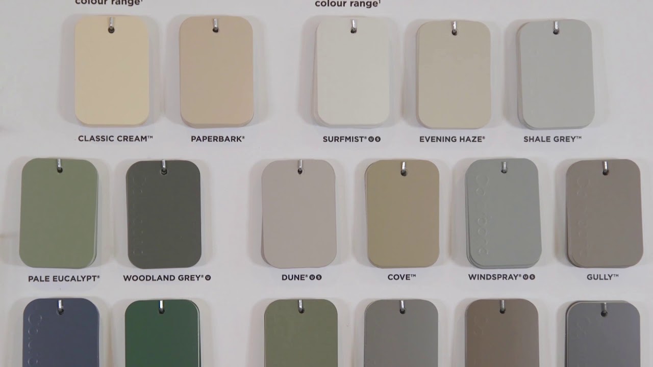 Highlight COLORBOND Colour Chart | Metal Roofing Online